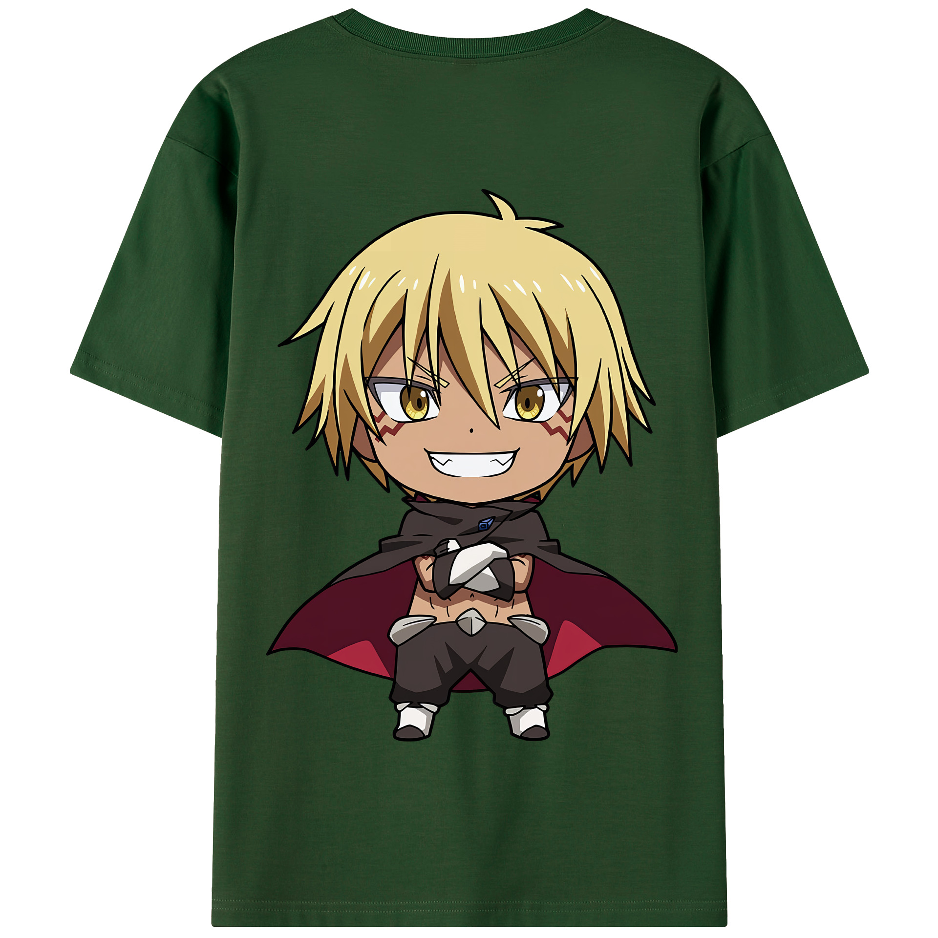 （画像用） 転スラ Regarding Reincarnated to Slime 綿100％半袖Tシャツ（背面プリント）